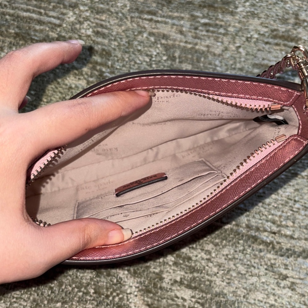 Kate Spade Glimmer Glitter Pochette (Style KE453) in pink🎀 - Picture 6 of 7